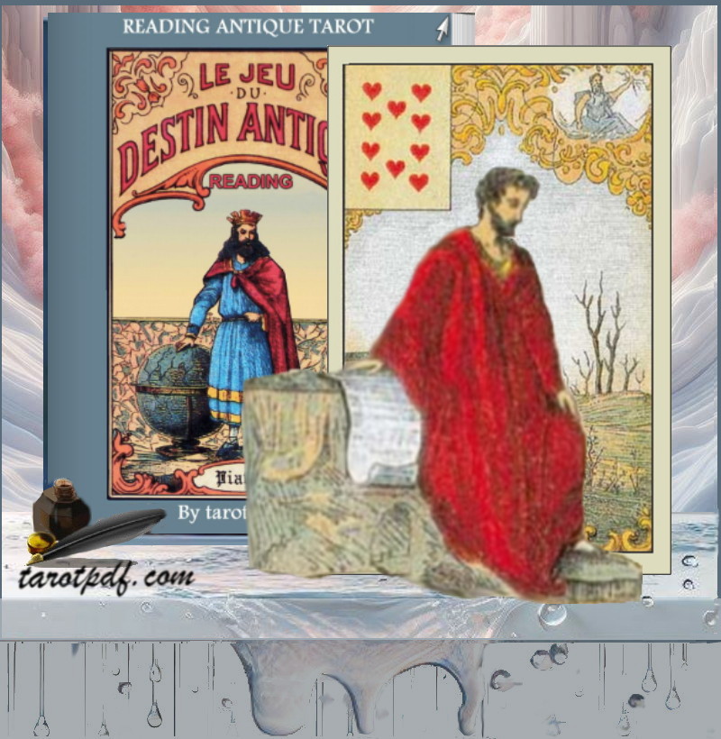 Why is it so difficult to read Destin Antique Tarot?