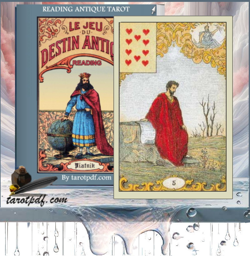 Why is it so difficult to read Destin Antique Tarot?