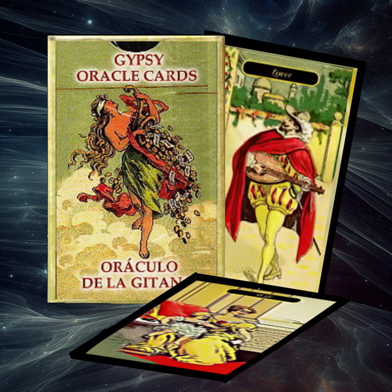 Gypsy Oracle Fortune Telling 52-Cards By Lo Scarabeo. made in Italy.